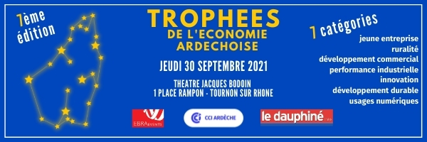 trophées de l'économie à Tournon sur Rhône