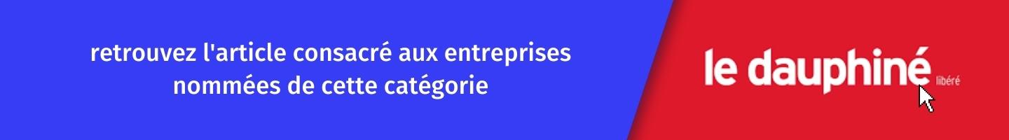 retrouvez l'article consacré à la catégorie Jeune Entreprise sur le site du Dauphiné Libéré