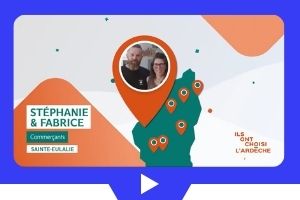 Fabrice et Stéphanie, commerçants