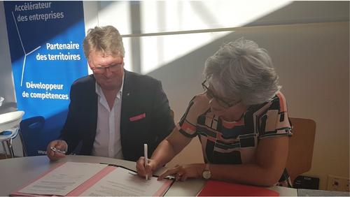Signature de la convention CCI Ardèche - Banque de France