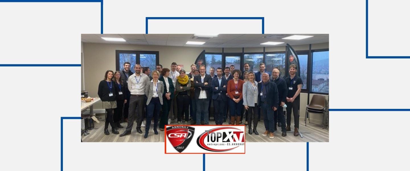 visite du TOP XV Entreprises CSA Annonay