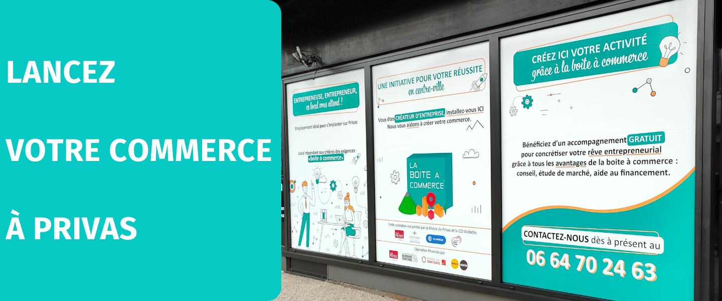 Boîte à commerce Privas